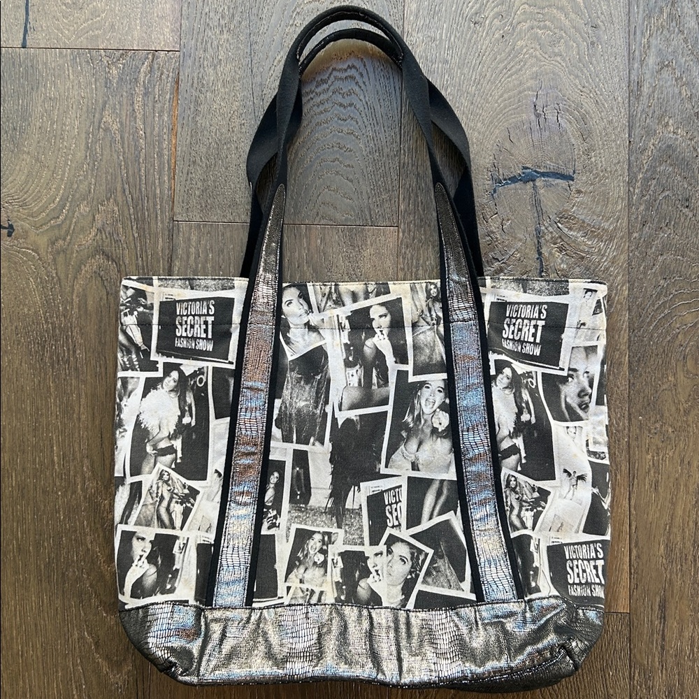 Y2K Victoria's Secret Photo Collage Supermodel Tote Bag - Picture 6 of 14